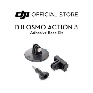 DJI Kit de Base Adhesiva Curva Osmo Action, Compatible con Osmo Action, Action 2, Osmo Action 3